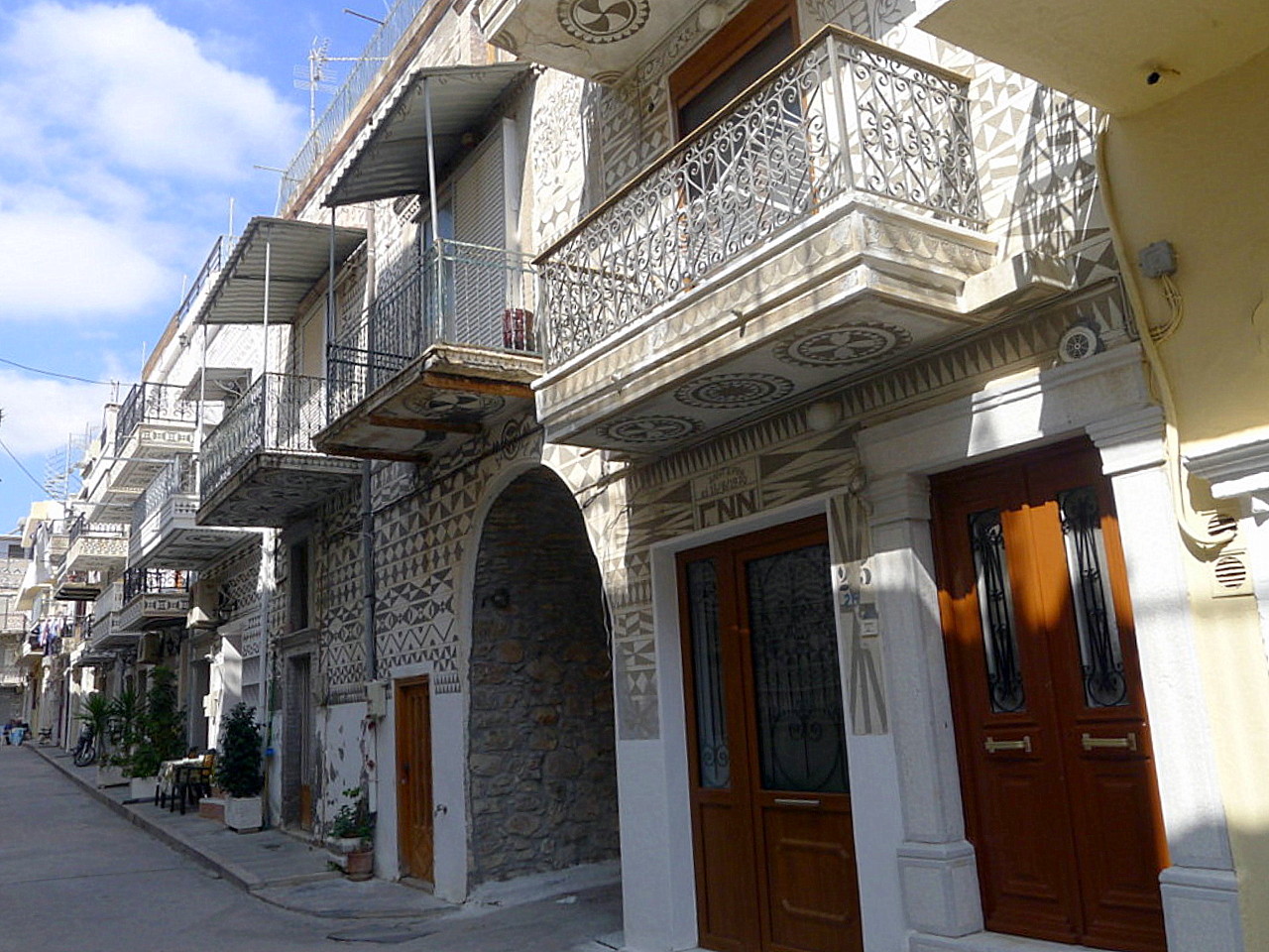 View of Pyrgi village
